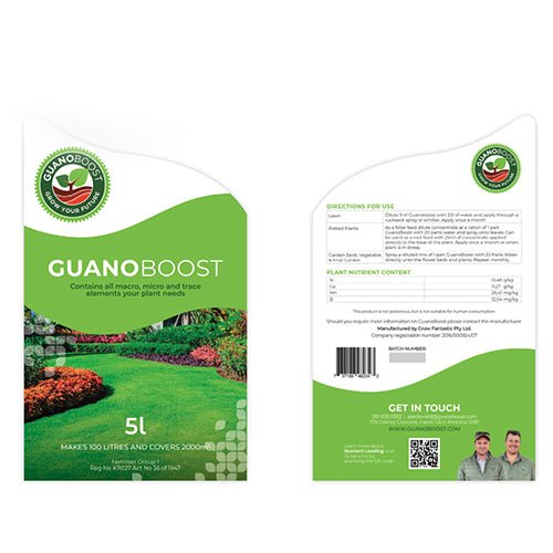 5 Liter Guanoboost Liquid - For Medium Sized gardens - GuanoBoost