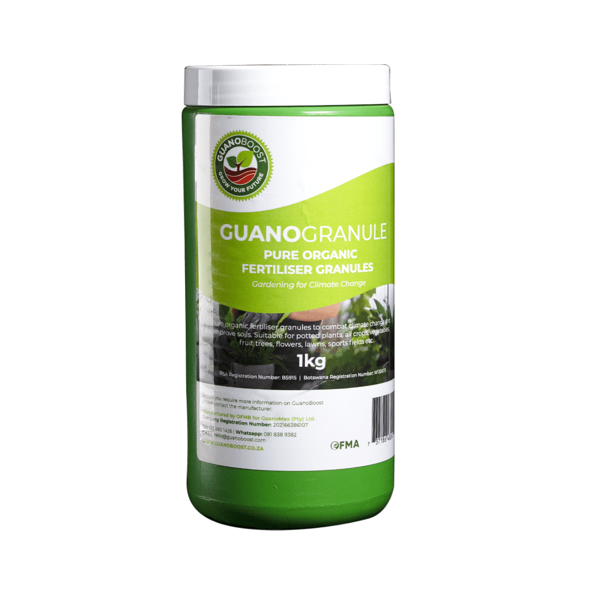 GuanoGranule 1kg for indoor and potted plants - GuanoBoost
